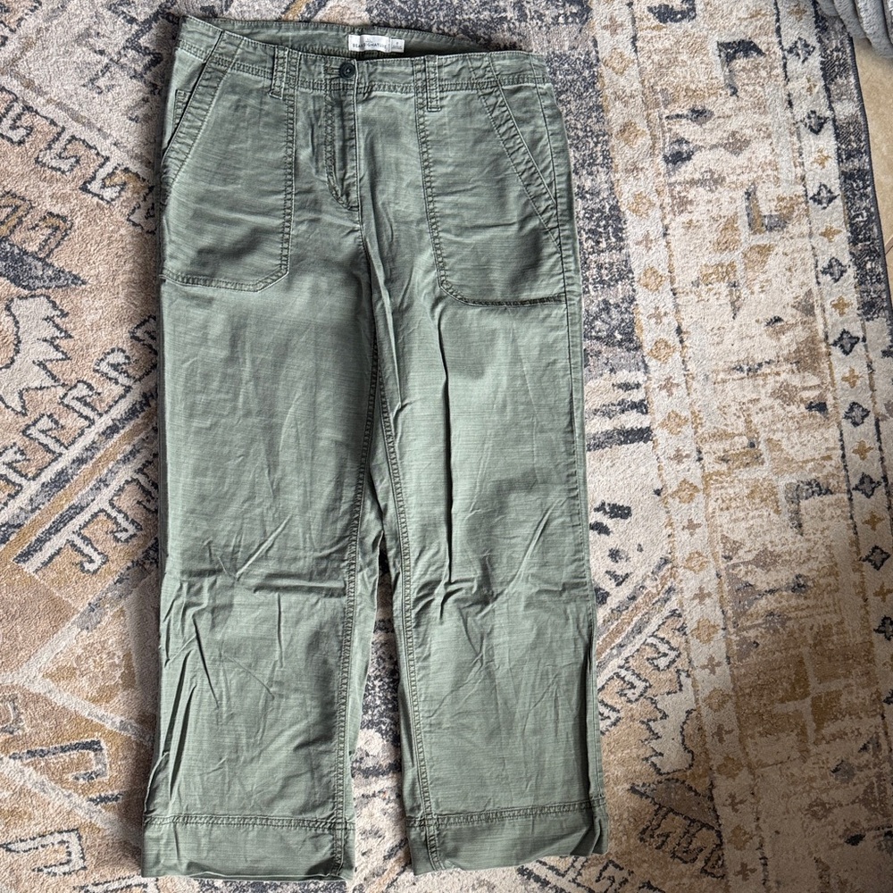 Women’s LLBean Olive Green Casual Utility Pants